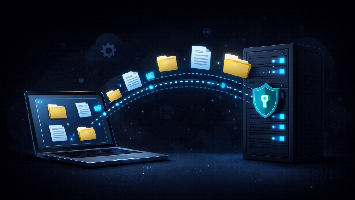 Copier des fichiers sur un serveur distant